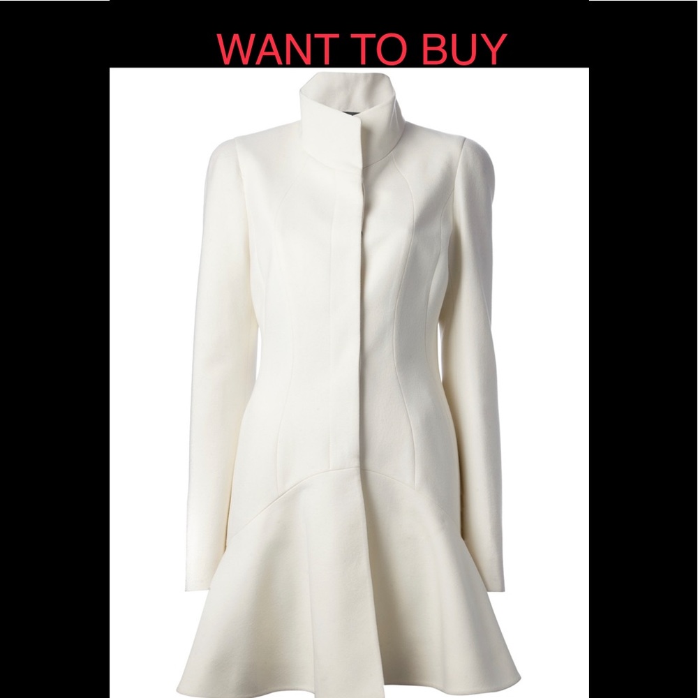 Want to buy WTB ISO alexander mcqueen white coat